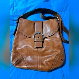 Coach Brown Leather Shoulder Bag